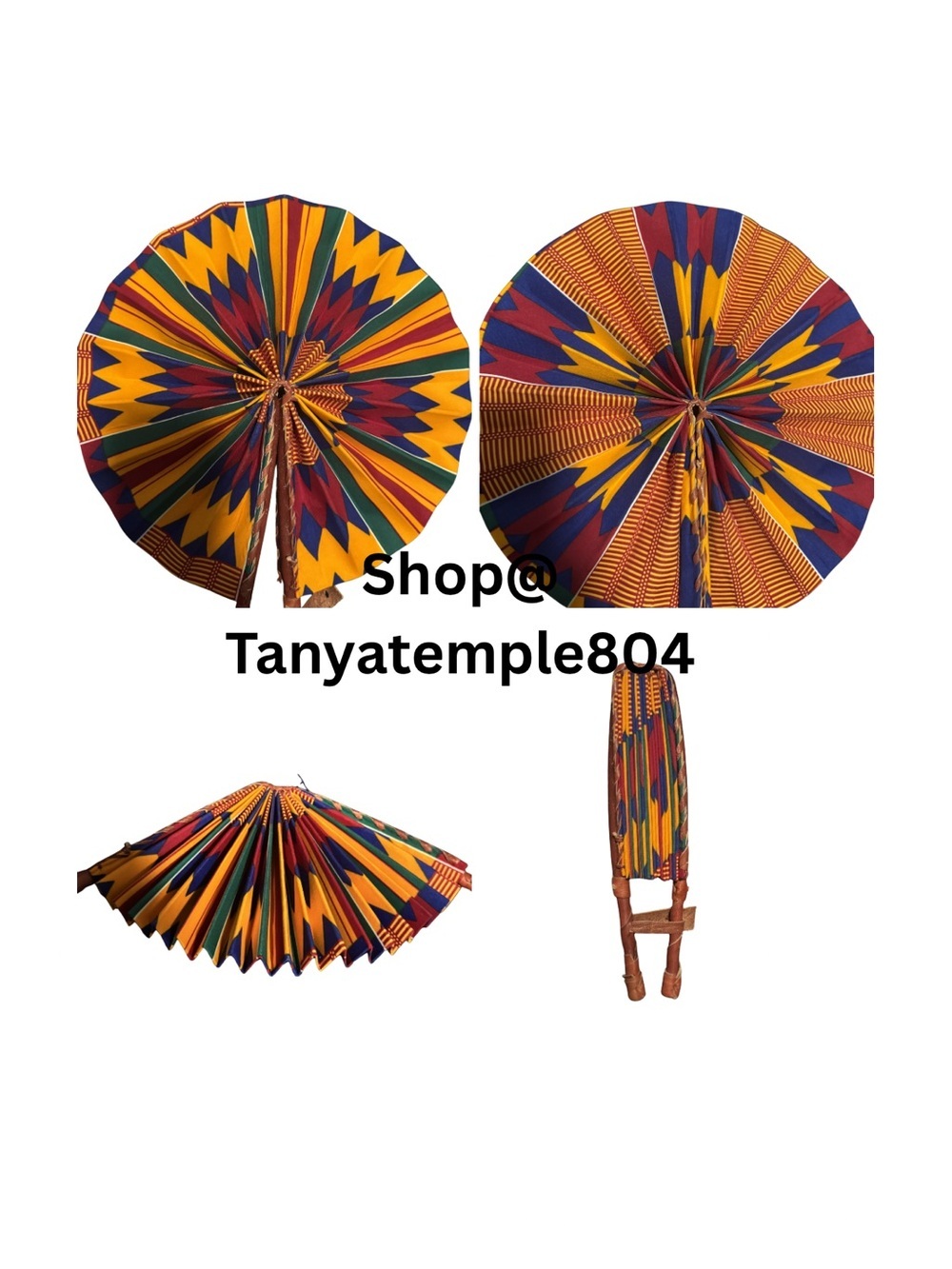 Handmade Kente Fan straight from Africa